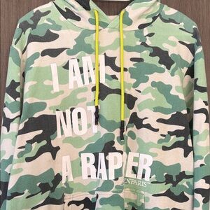 Eleven Paris Green Camo Hoodie
I AM NOT A RAPPER